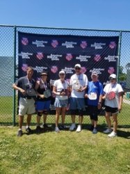 Amateur Athletic Union Myrtle Beach SC - 50 Mixed Doubles - Silver Trudy Clary