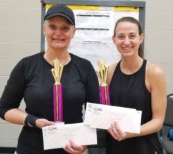 City of Hickory - Womens Open Doubles - 1st Place Kristal Watkins  Anna Watkins Moss